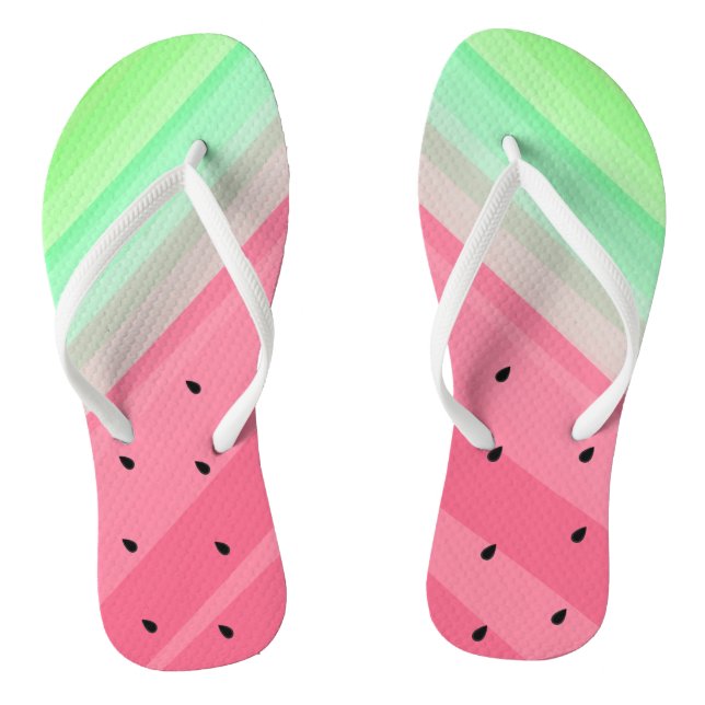 Wattermelon Flip Flops (Footbed)