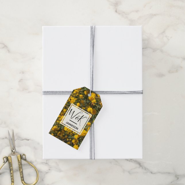 Wattle Gift Tags (With Twine)