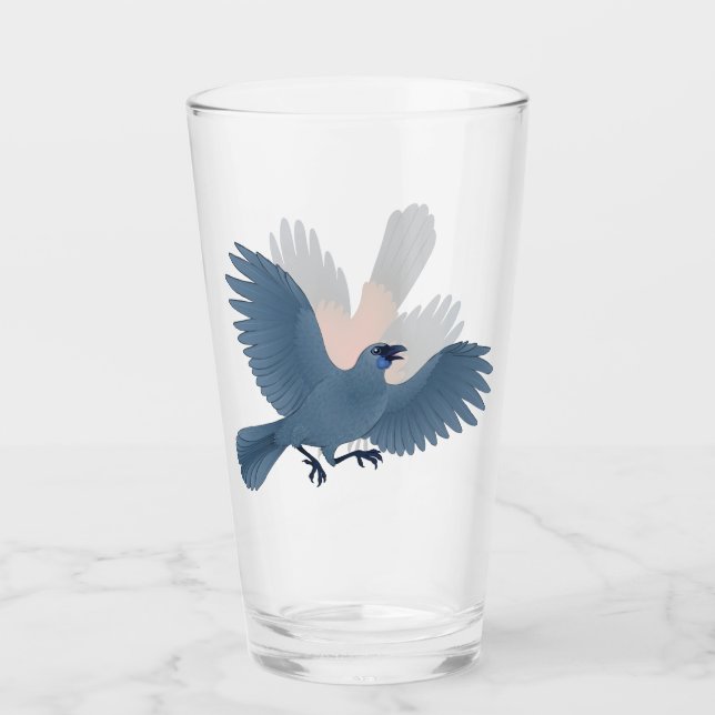 Wattlebirds of Aotearoa Glass (Front)