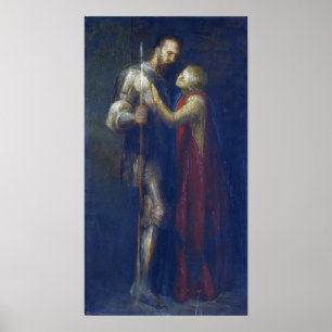 Watts - Knight And Maiden Poster