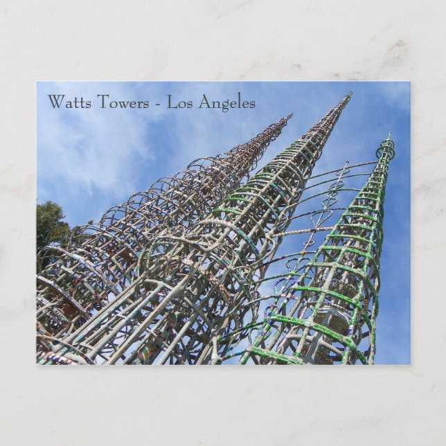 Watts Towers Postcard! Postcard (Front)