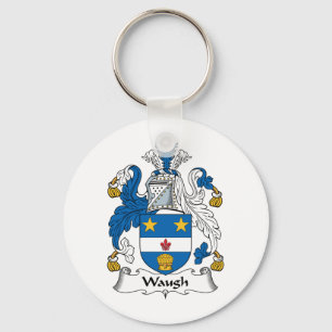 Waugh Family Crest Keychain