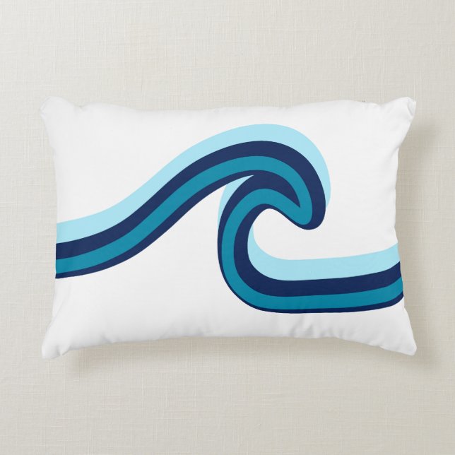 wave accent pillow (Front)