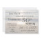 Wave at Sunset 50th Birthday Party Invitation Card