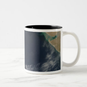 Wave clouds over the Arabian Sea Two-Tone Coffee Mug
