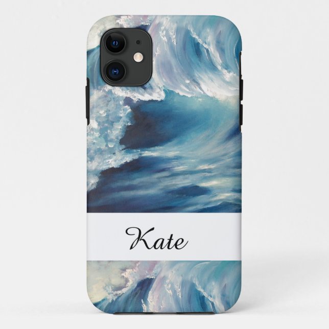 Wave curl Case-Mate iPhone case (Back)