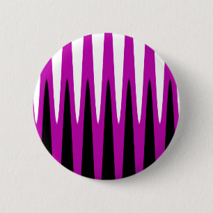Wave Design Pink 2 Inch Round Button