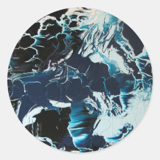 WAVE GOD CLASSIC ROUND STICKER