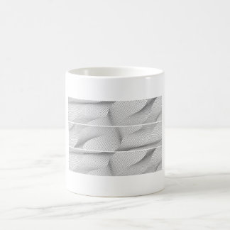 Wave interference pattern coffee mug