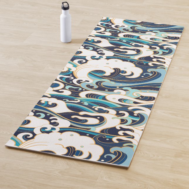 Wave Japanese style Yoga Mat (In Situ)