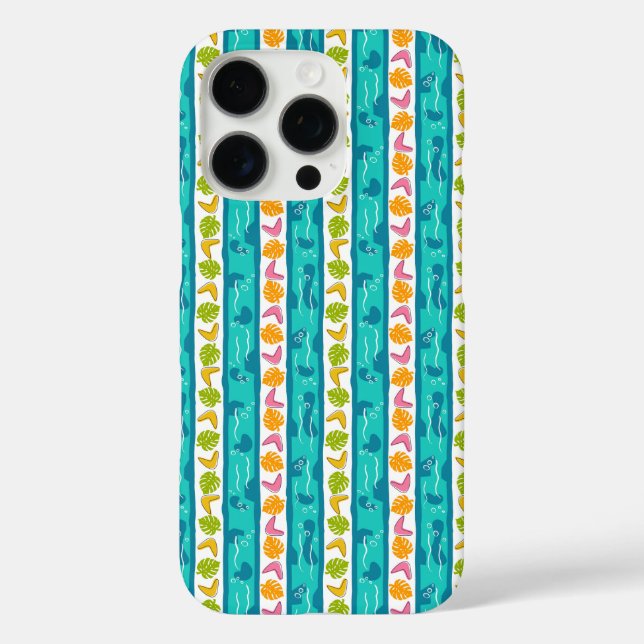 Wave Lengths Phone Case in White (Back)