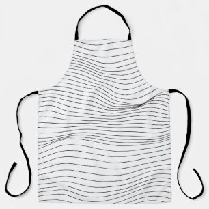 Wave Lines Pattern Abstract Background.art, wave, Apron