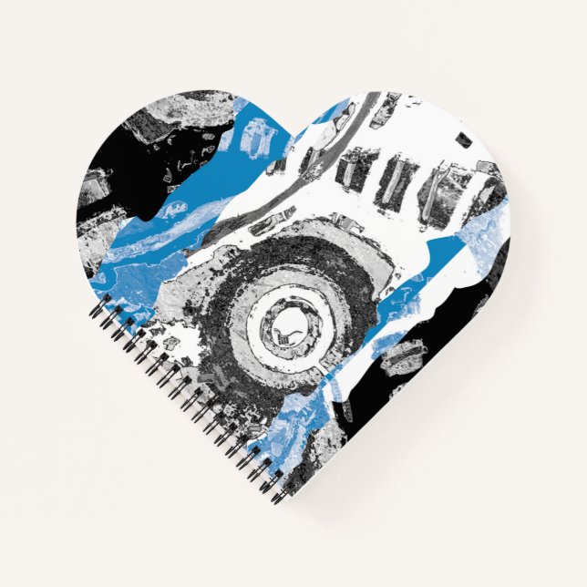 Wave Mechanism – Custom Spiral Notebook 8.5" x 11 (Front)