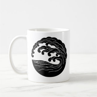 Wave mug with kanji