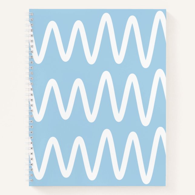 Wave No. 3 - Notebook (Dusty Blue) (Front)
