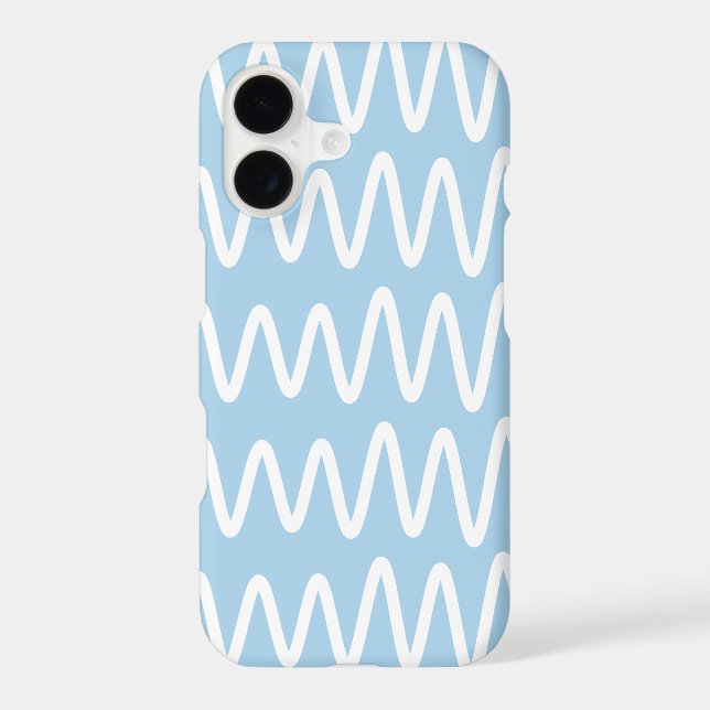 Wave No. 6 - Phone Case (Dusty Blue) (Back)