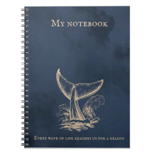 Wave Notebook – Ocean-Inspired Journal for Notes 
