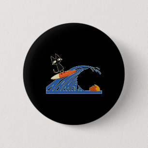 Wave Of Blue Cats Blue Cats Wave For Kamala Cats F 2 Inch Round Button