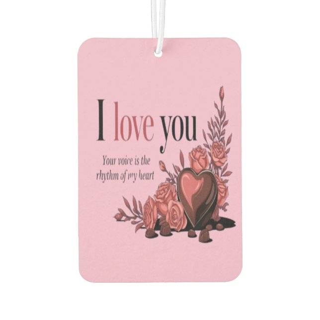 Wave of Love Air Freshener (Back)