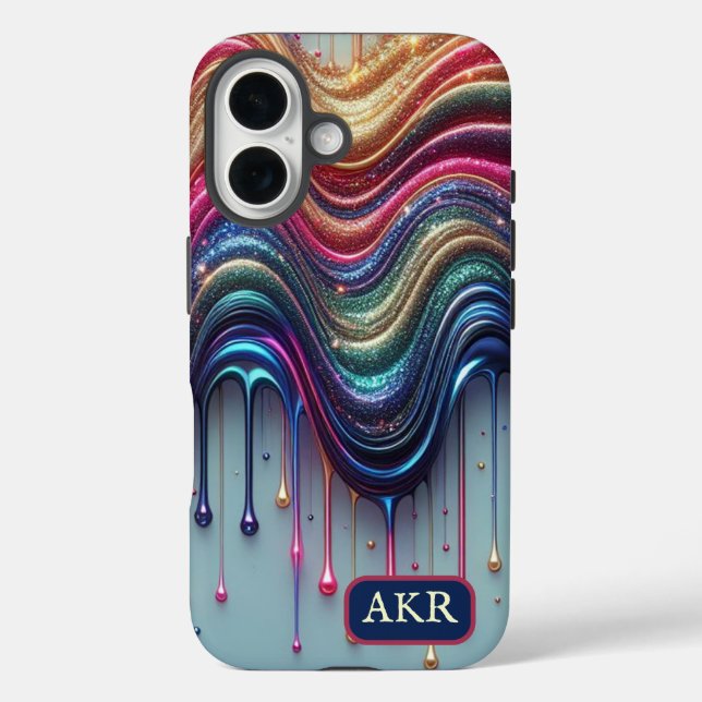 Wave of Rainbow Case-Mate iPhone Case (Back)