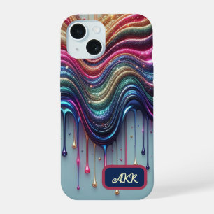 Wave of Rainbow iPhone 15 Case