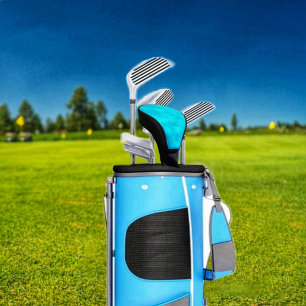 Wave Of Turquoise Golf Head Cover