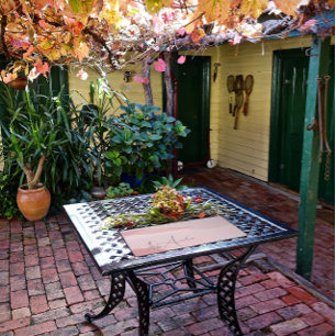 Wave pastel pink rose-colour gradient floral name  desk mat