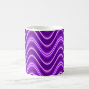 wave purple coffee mug