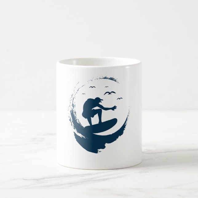 Wave Rider Coffee Mug (Center)