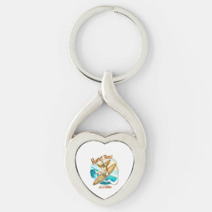  Wave Rider Paws Keychain