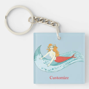 Wave-Riding Mermaid Thunder_Cove Keychain