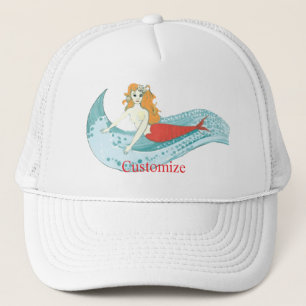 Wave-Riding Mermaid Thunder_Cove Trucker Hat