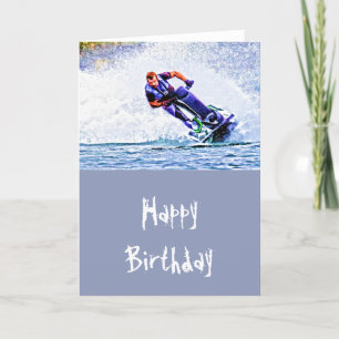 Wave Runner Spray Card