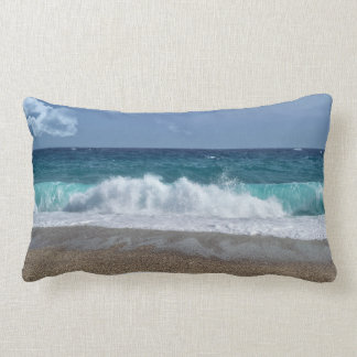 Wave Sea Beach Throw Pillow