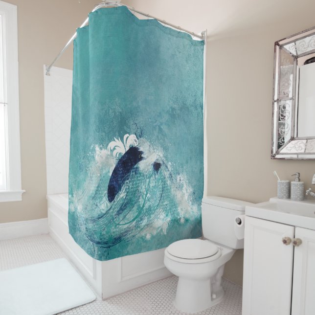 Wave Sublimation | Nautical Tidal Water Blue-Green (In Situ)