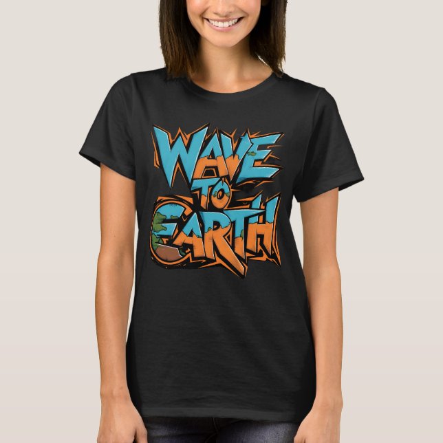 Wave to Earth colourful logo  T-Shirt (Front)