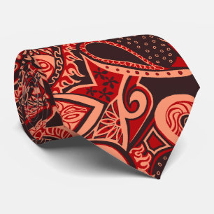 Wave Trip Floral Paisley Two-side Printed Tie