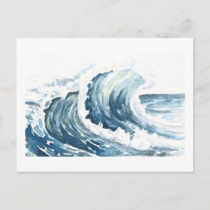 wave watcher postcard