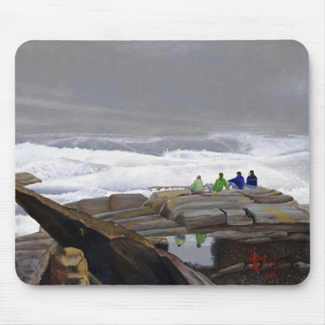 Wave Watchers Mouse Pad (Front)