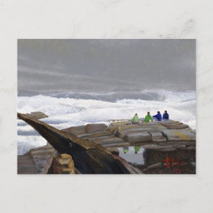 Wave Watchers Postcard