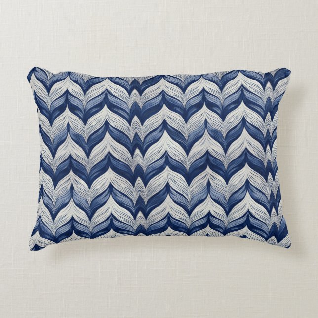 Wave Weave Accent Pillow (Front)