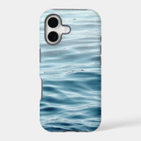 Waved blue water