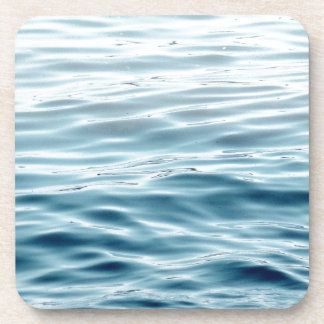 Waved blue water coaster