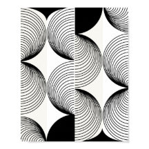 Waveforms of Circles : Poster d'art Abstrait moder