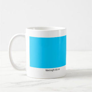 Wavelength 480 nm coffee mug