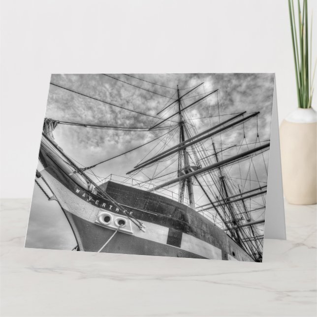 Wavertree Sailing Ship  Card (Front)