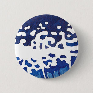 WAVES #2 2 INCH ROUND BUTTON