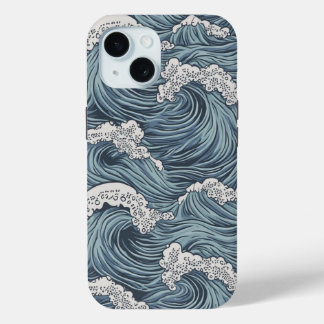 waves 2 iPhone 15 case