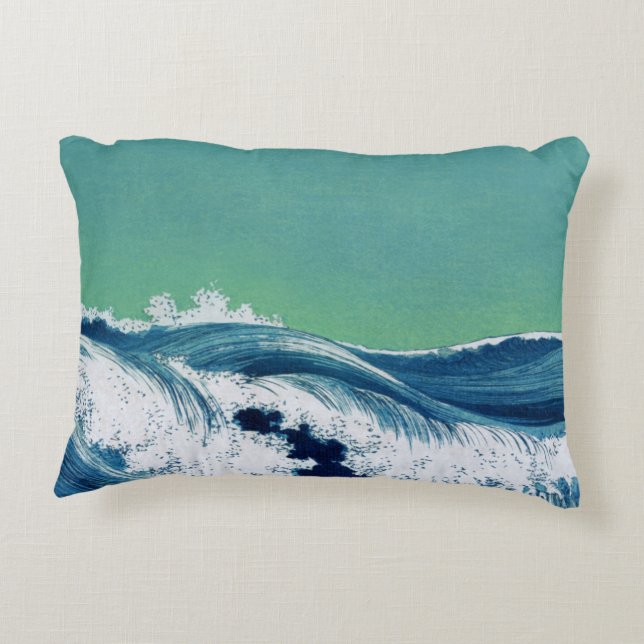 Waves Accent Pillow (Back)