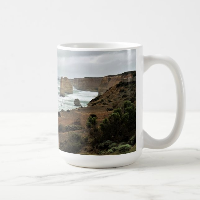 Waves Against Time – Great Ocean Road Coffee Mug (Right)